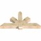 Ekena Millwork Redmond Rough Sawn Timber Gable Bracket, Douglas Fir, 60"W x 32"H x 6"D x 6"F, 13/12 Pitch GBW060X32X0606RED00RDF - alternate 5